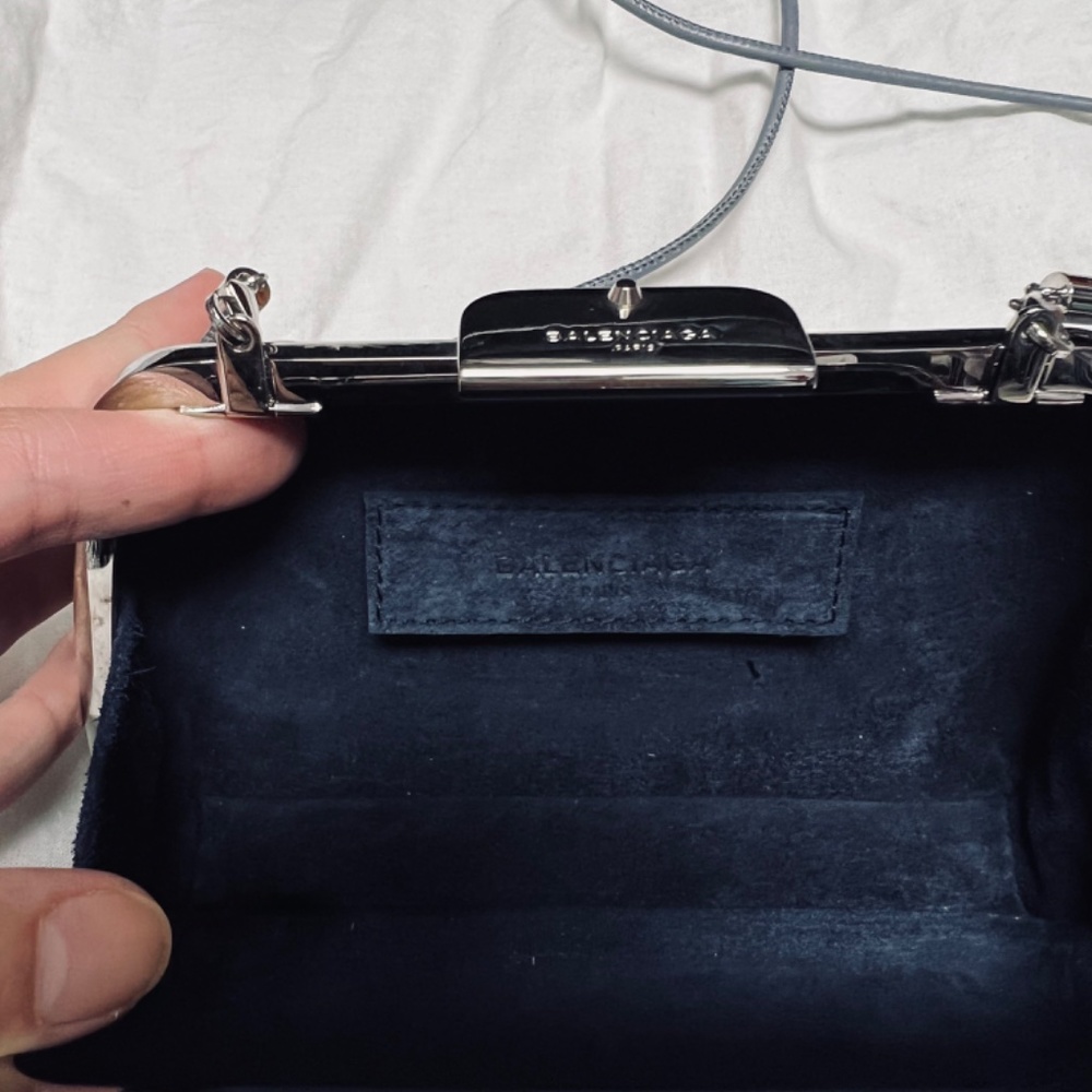 100% Ostrich Balenciaga Clutch Bag - Picture 5 of 8